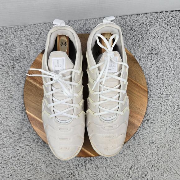 Nike Mens 12 Air Vapormax Plus White Athletic Daily Casual Sneaker 924453-100 - Picture 5 of 12